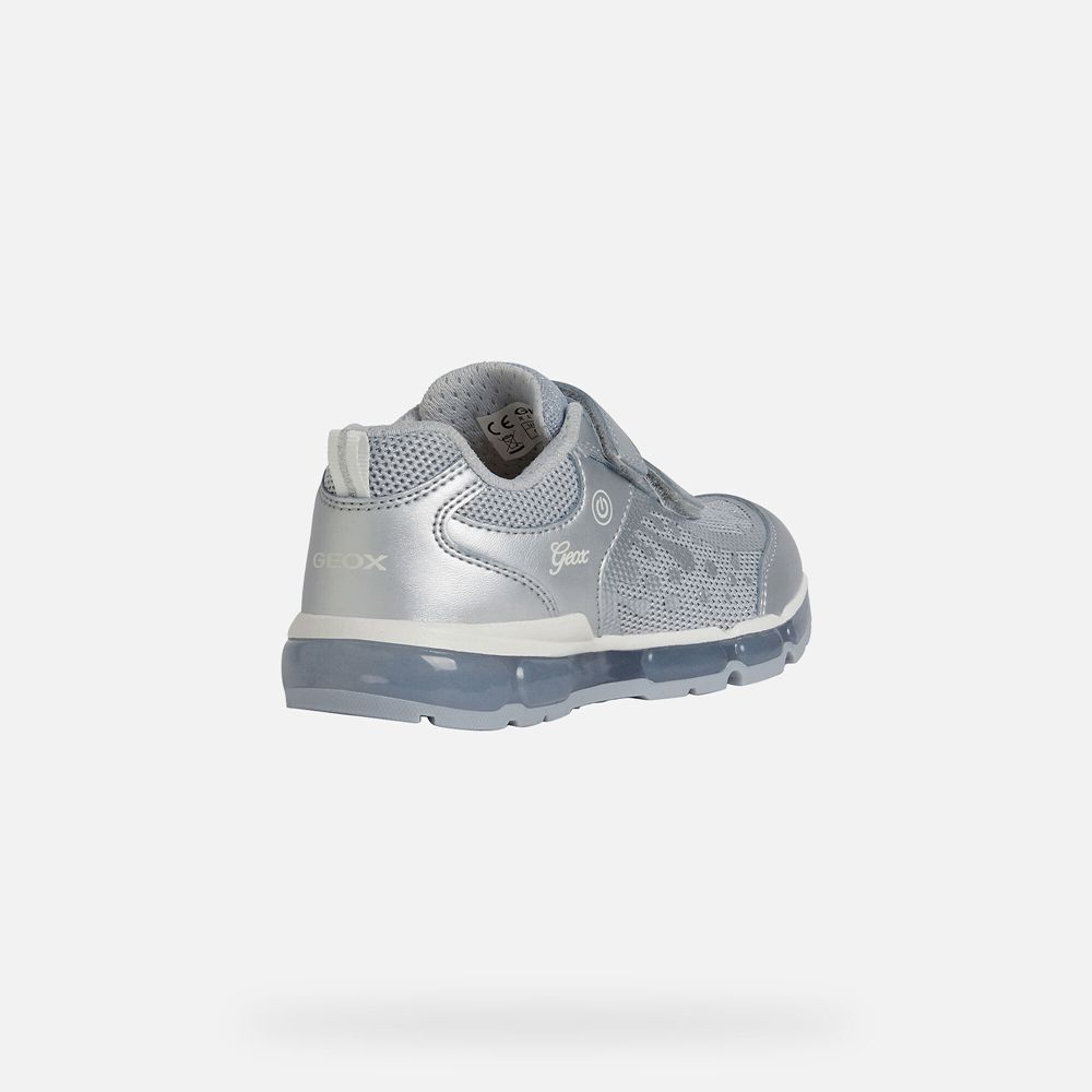 Geox Sneakers Silver Android - Geox Girls Shoes - ACDNHS250